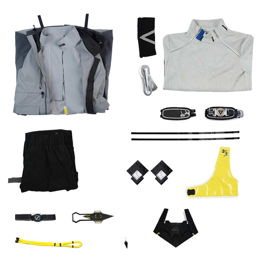 Arknights Male Endministrator Cosplay Costume Halloween Carnival Outfit
