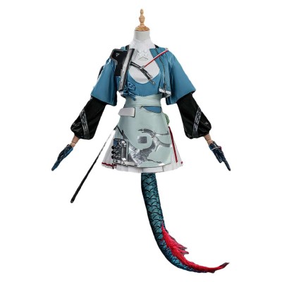 Arknights Chen Qianyu Women Cosplay Costume Halloween Carnival Outfit