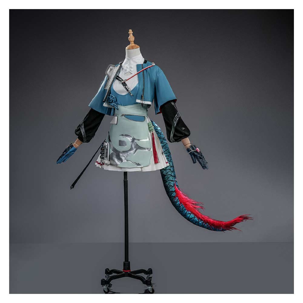 Arknights Chen Qianyu Women Cosplay Costume Halloween Carnival Outfit