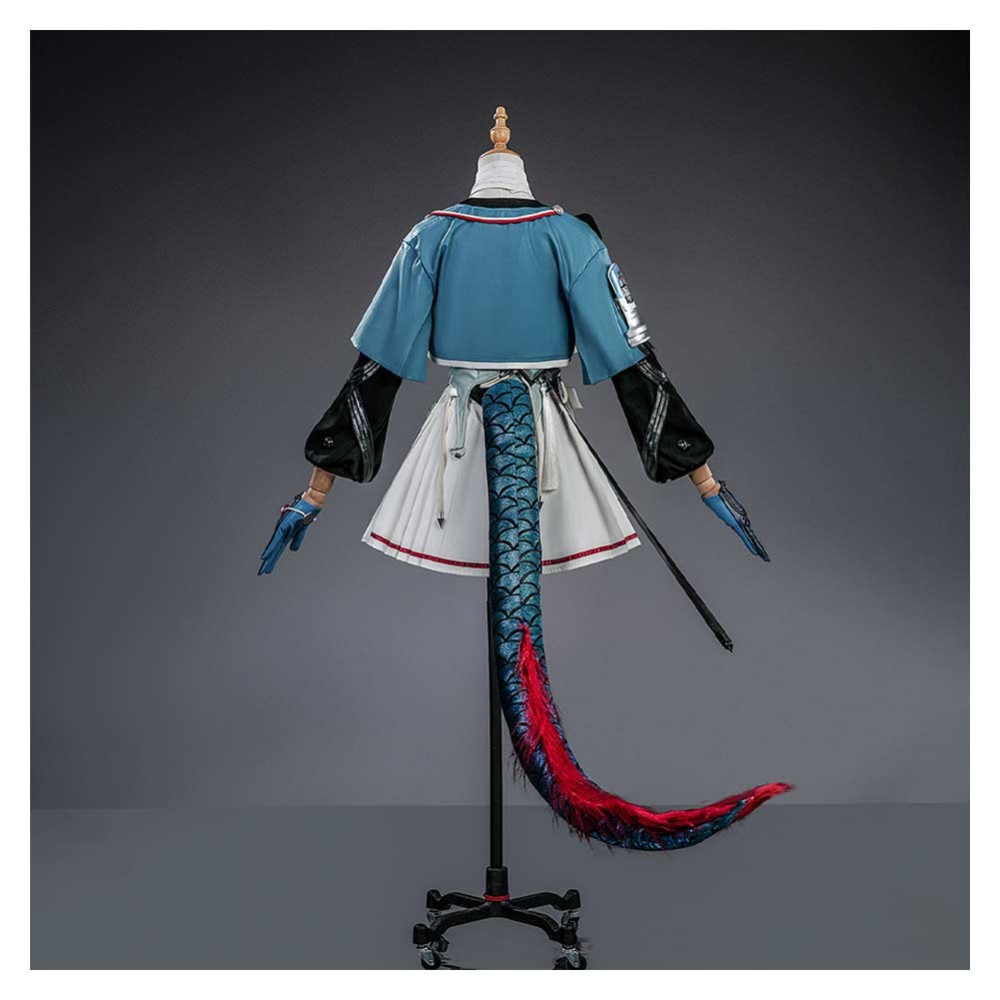 Arknights Chen Qianyu Women Cosplay Costume Halloween Carnival Outfit