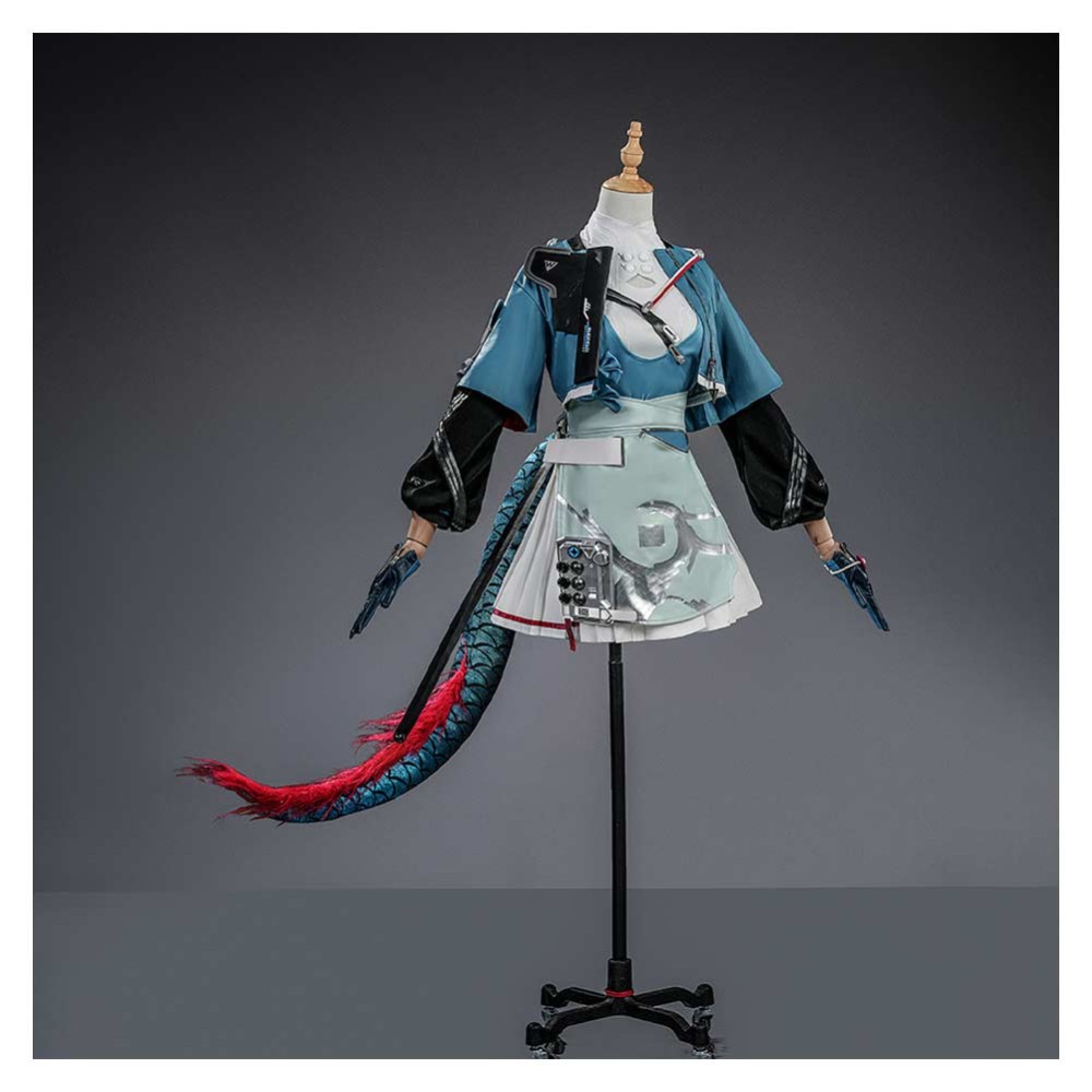 Arknights Chen Qianyu Women Cosplay Costume Halloween Carnival Outfit