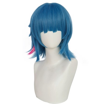 Arcane Season 2 Powder Wig Heat Resistant Synthetic Hair Acessories Cosplay Costume Halloween Carnival