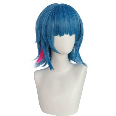 Arcane Season 2 Powder Wig Heat Resistant Synthetic Hair Acessories Cosplay Costume Halloween Carnival
