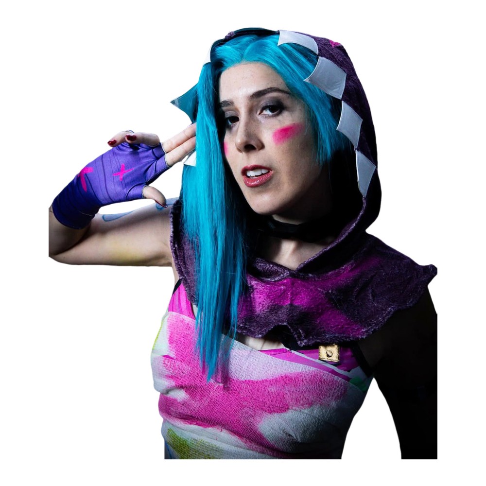 Arcane Season 2 Jinx Top Pants Cosplay Costume Halloween Carnival Outfit