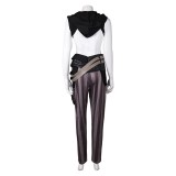 Arcane Season 1 Vi White Hoodie Cosplay Costume Halloween Carnival Outfit