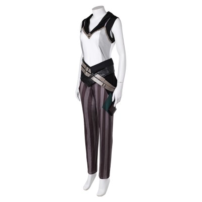 Arcane Season 1 Vi White Hoodie Cosplay Costume Halloween Carnival Outfit
