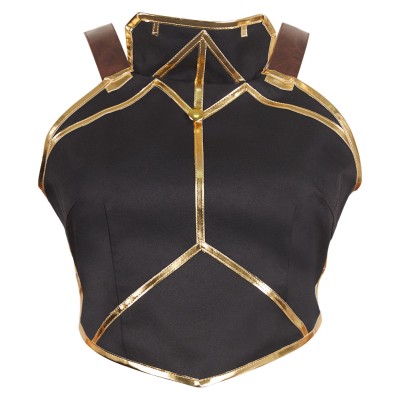 Arcane: League of Legends Season 2 Vi Black Vest Cosplay Costume Halloween Carnival