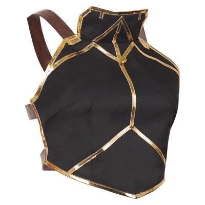 Arcane: League of Legends Season 2 Vi Black Vest Cosplay Costume Halloween Carnival