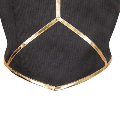 Arcane: League of Legends Season 2 Vi Black Vest Cosplay Costume Halloween Carnival