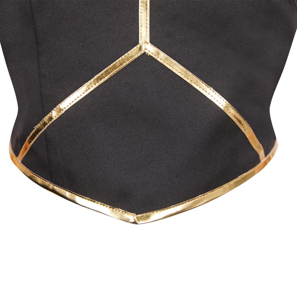Arcane: League of Legends Season 2 Vi Black Vest Cosplay Costume Halloween Carnival