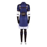 Arcane: League of Legends Season 2 Caitlyn Blue Dress Cosplay Costume Halloween Carnival Outfit