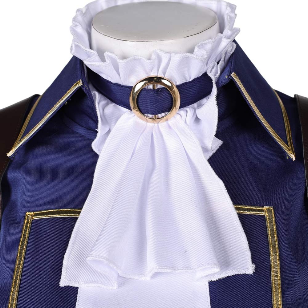 Arcane: League of Legends Season 2 Caitlyn Blue Dress Cosplay Costume Halloween Carnival Outfit