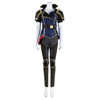 Arcane: League of Legends Season 2 (2024) Vi The Piltover Enforcer Suit Cosplay Costume Halloween Carnival Outfit