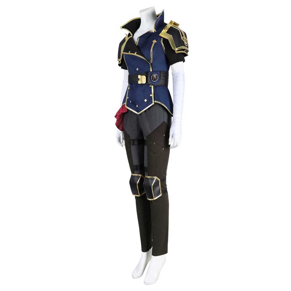 Arcane: League of Legends Season 2 (2024) Vi The Piltover Enforcer Suit Cosplay Costume Halloween Carnival Outfit