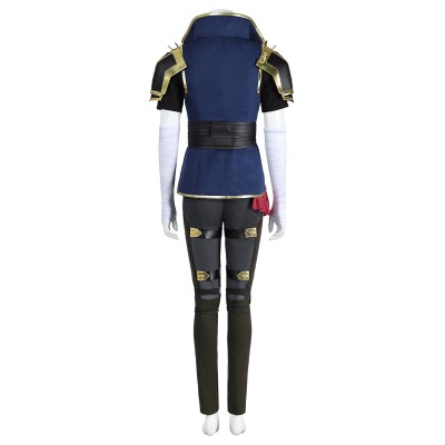 Arcane: League of Legends Season 2 (2024) Vi The Piltover Enforcer Suit Cosplay Costume Halloween Carnival Outfit