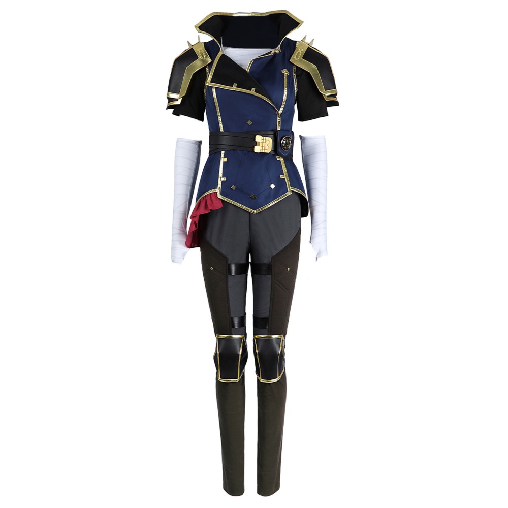 Arcane: League of Legends Season 2 (2024) Vi The Piltover Enforcer Suit Cosplay Costume Halloween Carnival Outfit