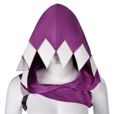 Arcane: League of Legends Season 2 (2024) Jinx Purple Hoodie Hat Accessories Cosplay Costume Halloween Carnival