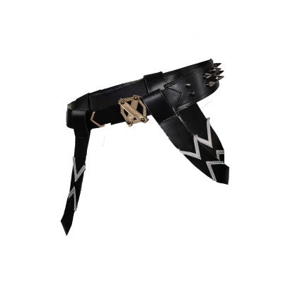 Arcane: League of Legends Season 2 (2024) Jinx Leather Belt Gloves Set Accessories Cosplay Costume Halloween Carnival