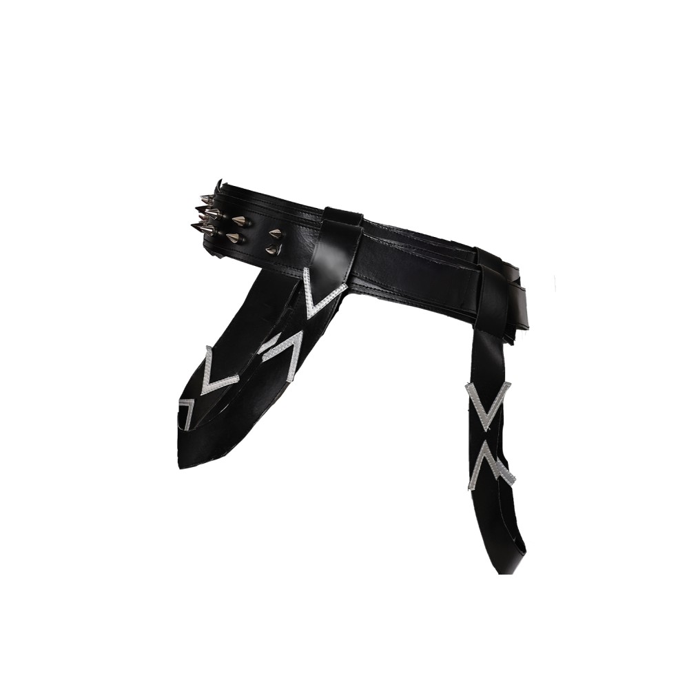 Arcane: League of Legends Season 2 (2024) Jinx Leather Belt Gloves Set Accessories Cosplay Costume Halloween Carnival