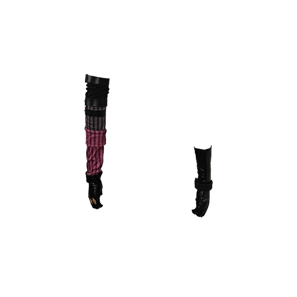 Arcane: League of Legends Season 2 (2024) Jinx Leather Belt Gloves Set Accessories Cosplay Costume Halloween Carnival