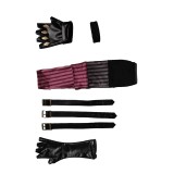 Arcane: League of Legends Season 2 (2024) Jinx Leather Belt Gloves Set Accessories Cosplay Costume Halloween Carnival
