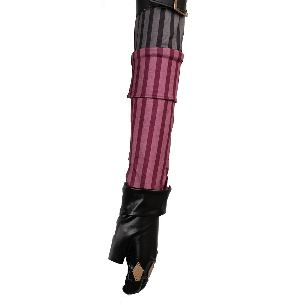 Arcane: League of Legends Season 2 (2024) Jinx Leather Belt Gloves Set Accessories Cosplay Costume Halloween Carnival