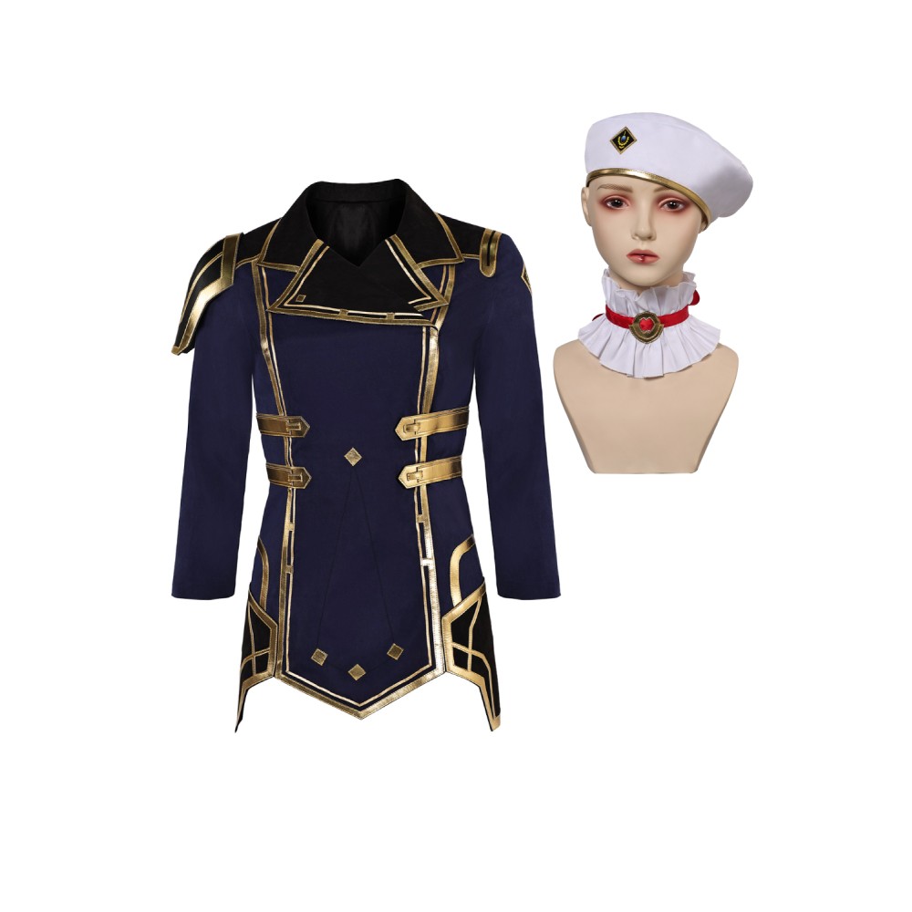 Arcane: League Of Legends Season 2 (2024) Caitlyn Kiramman Uniform Coat Suit Cosplay Costume Halloween Carnival Outfit