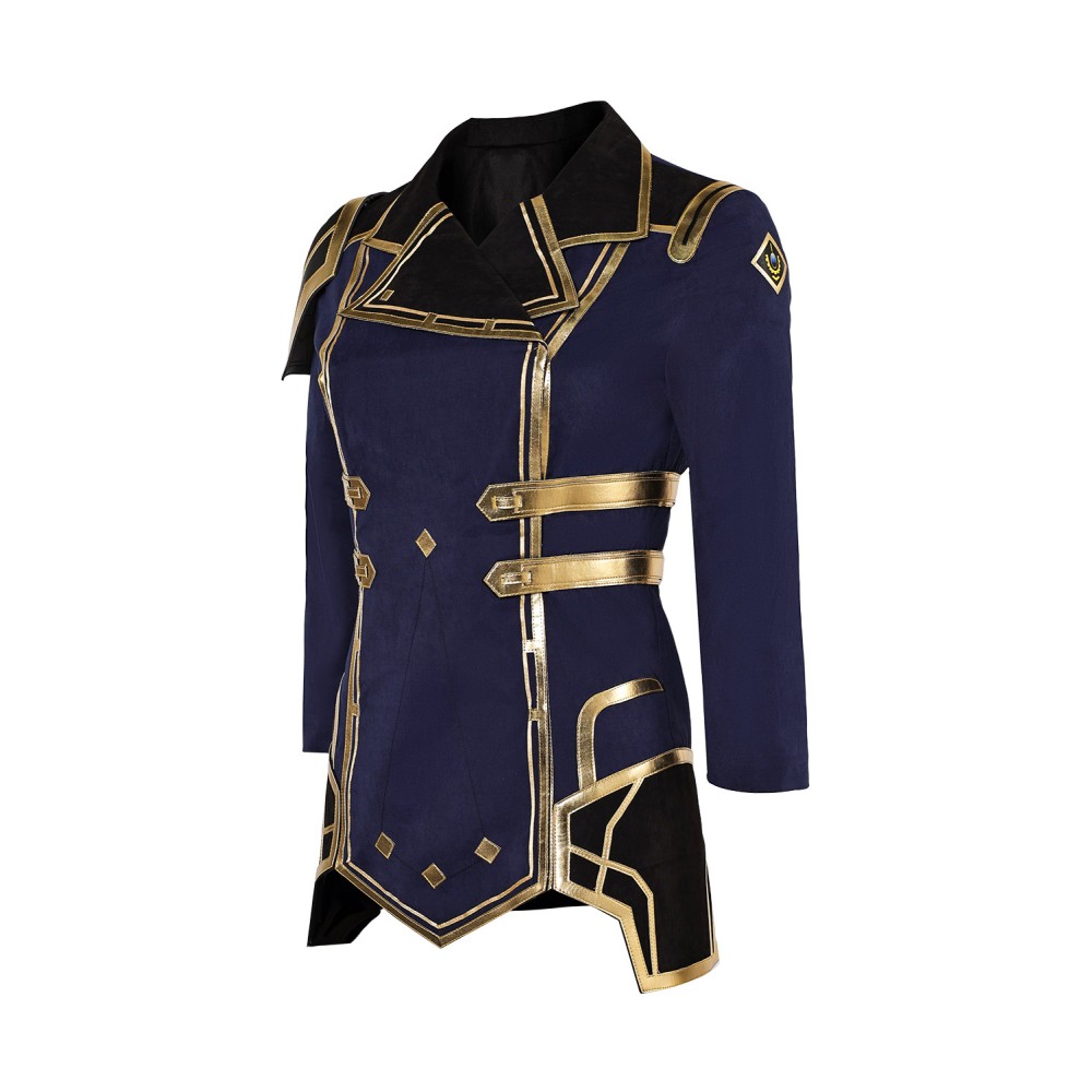 Arcane: League Of Legends Season 2 (2024) Caitlyn Kiramman Uniform Coat Suit Cosplay Costume Halloween Carnival Outfit