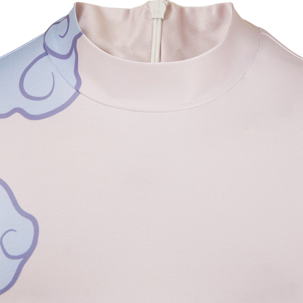 Arcane Jinx Printed Graffti Top Shirt Cosplay Costume Halloween Carnival Outfit