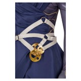 Arcane: League of Legends Viktor Printed Jumpsuit Blue Robe Cosplay Costume Halloween Carnival Outfit