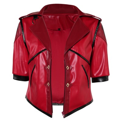 Arcane: League of Legends Vi Red Jacket Cosplay Costume Halloween Carnival Outfit
