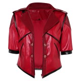 Arcane: League of Legends Vi Red Jacket Cosplay Costume Halloween Carnival Outfit