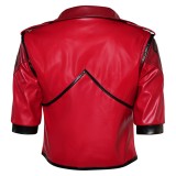 Arcane: League of Legends Vi Red Jacket Cosplay Costume Halloween Carnival Outfit