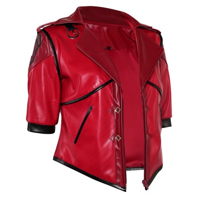 Arcane: League of Legends Vi Red Jacket Cosplay Costume Halloween Carnival Outfit