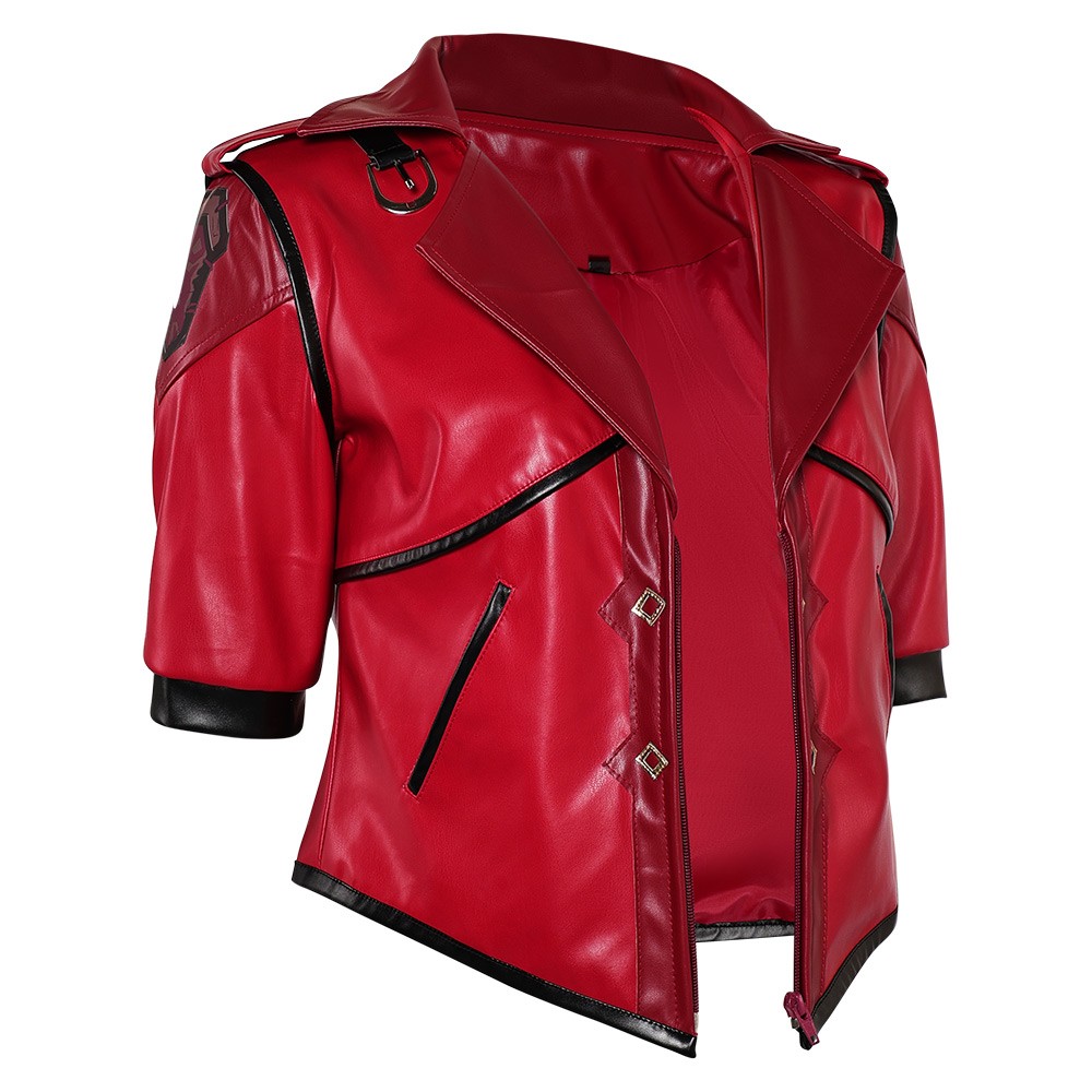 Arcane: League of Legends Vi Red Jacket Cosplay Costume Halloween Carnival Outfit