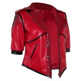 Arcane: League of Legends Vi Red Jacket Cosplay Costume Halloween Carnival Outfit