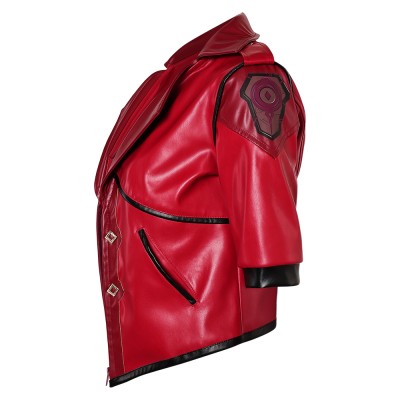 Arcane: League of Legends Vi Red Jacket Cosplay Costume Halloween Carnival Outfit