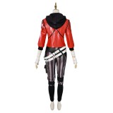 Arcane: League of Legends Vi Red Jacket Fullset Cosplay Costume Halloween Carnival Outfit