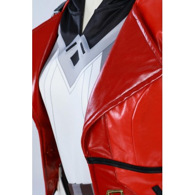 Arcane: League of Legends Vi Red Jacket Fullset Cosplay Costume Halloween Carnival Outfit