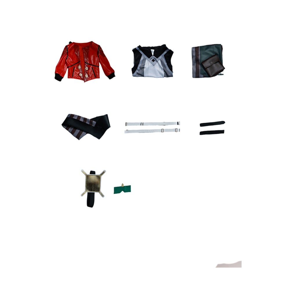 Arcane: League of Legends Vi Red Jacket Fullset Cosplay Costume Halloween Carnival Outfit