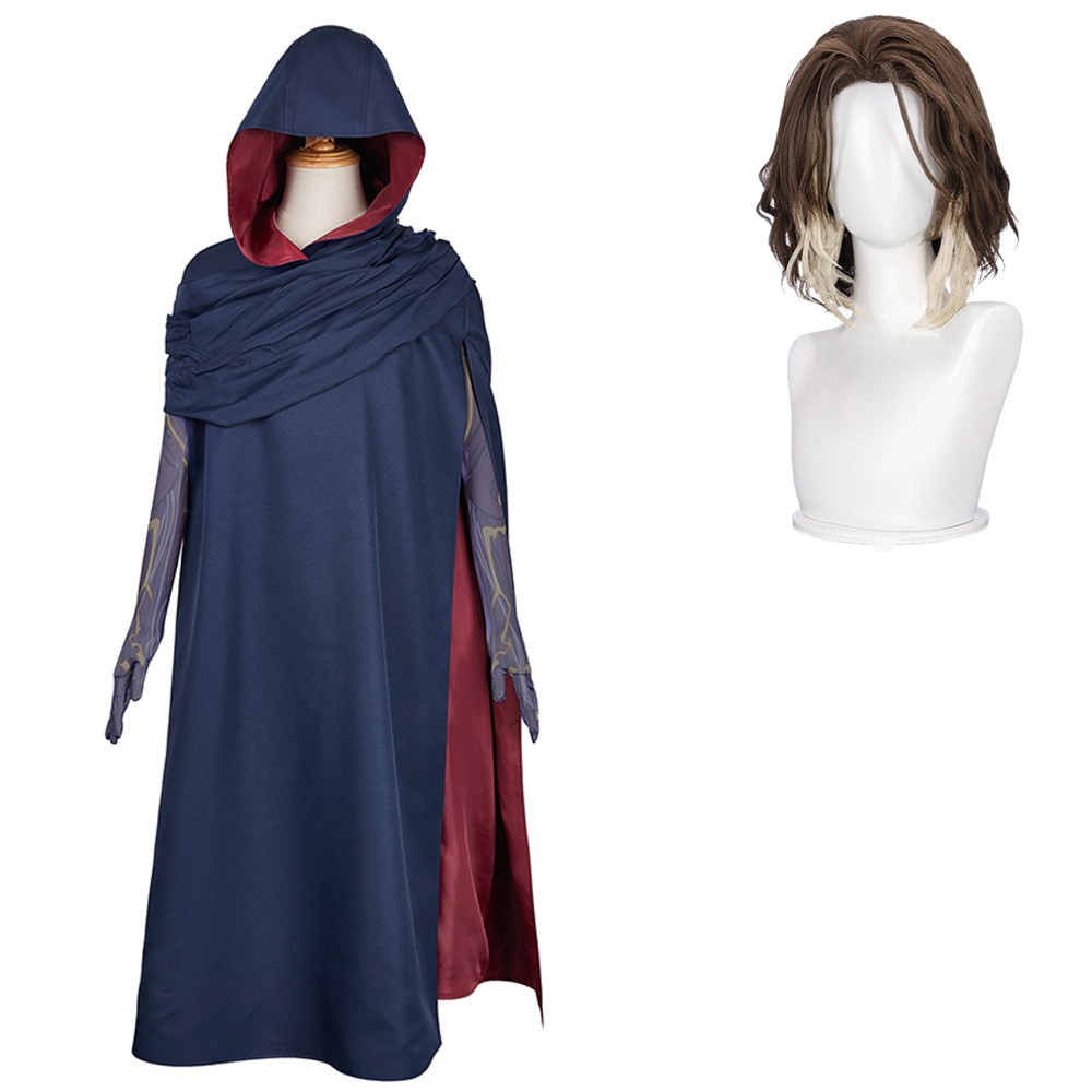 Arcane: League of Legends Season 2 Viktor Blue Cloak Cosplay Costume Halloween Carnival Outfit