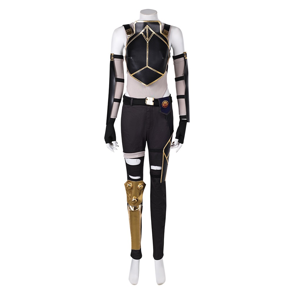Arcane: League of Legends Season 2 Vi Combat Cosplay Costume Halloween Carnival Outfit