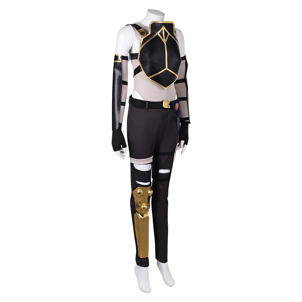 Arcane: League of Legends Season 2 Vi Combat Cosplay Costume Halloween Carnival Outfit