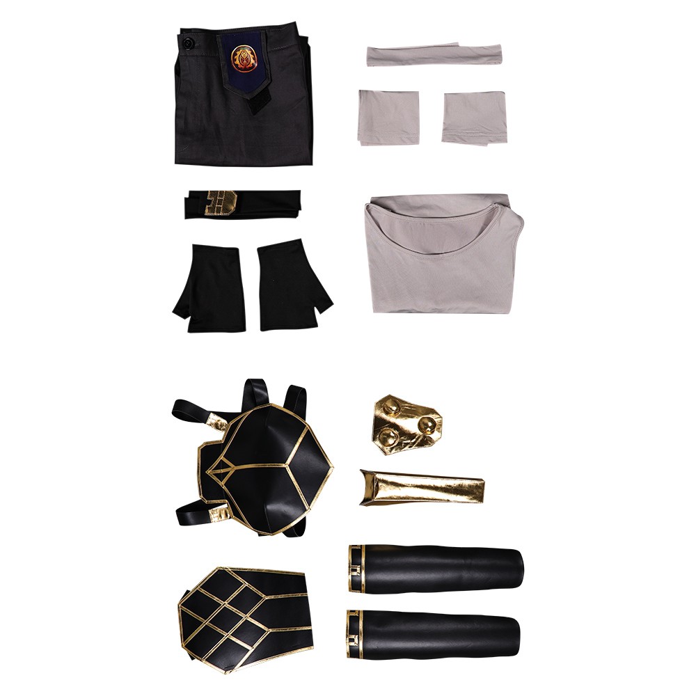 Arcane: League of Legends Season 2 Vi Combat Cosplay Costume Halloween Carnival Outfit