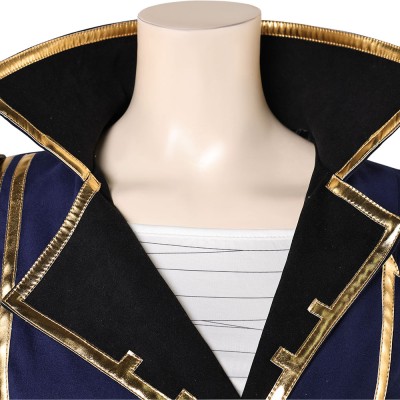 Arcane: League of Legends Season 2 Vi Blue Uniform Cosplay Costume Halloween Carnival Outfit
