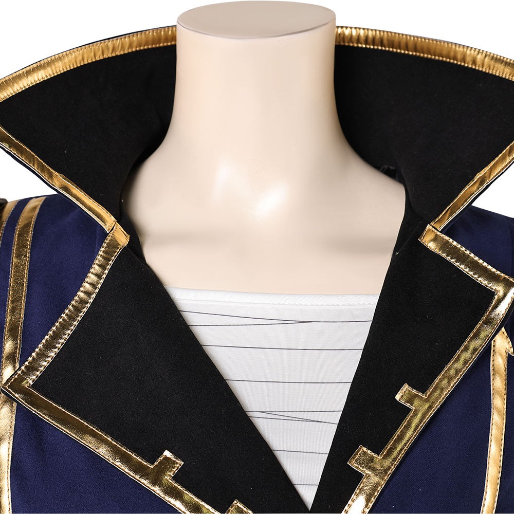 Arcane: League of Legends Season 2 Vi Blue Uniform Cosplay Costume Halloween Carnival Outfit