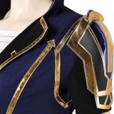 Arcane: League of Legends Season 2 Vi Blue Uniform Cosplay Costume Halloween Carnival Outfit
