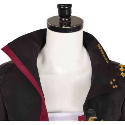 Arcane: League of Legends Season 2 Vi Black Jacket Fullset Cosplay Costume Halloween Carnival Outfit