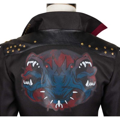 Arcane: League of Legends Season 2 Vi Black Jacket Fullset Cosplay Costume Halloween Carnival Outfit