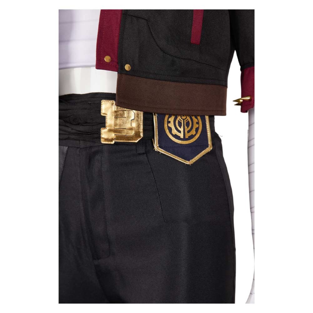 Arcane: League of Legends Season 2 Vi Black Jacket Fullset Cosplay Costume Halloween Carnival Outfit